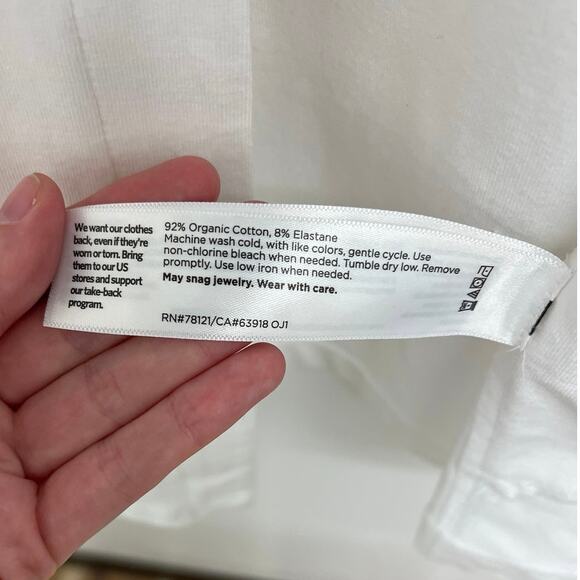 Eileen Fisher Coastal Organic Cotton Hooded Open Front Lightweight Sweatshirt 2X - Picture 8 of 9